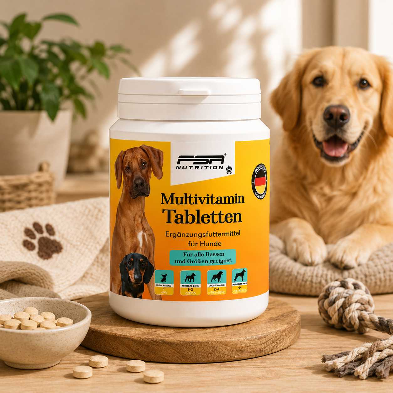 Multivitamin Tabletten für Hunde