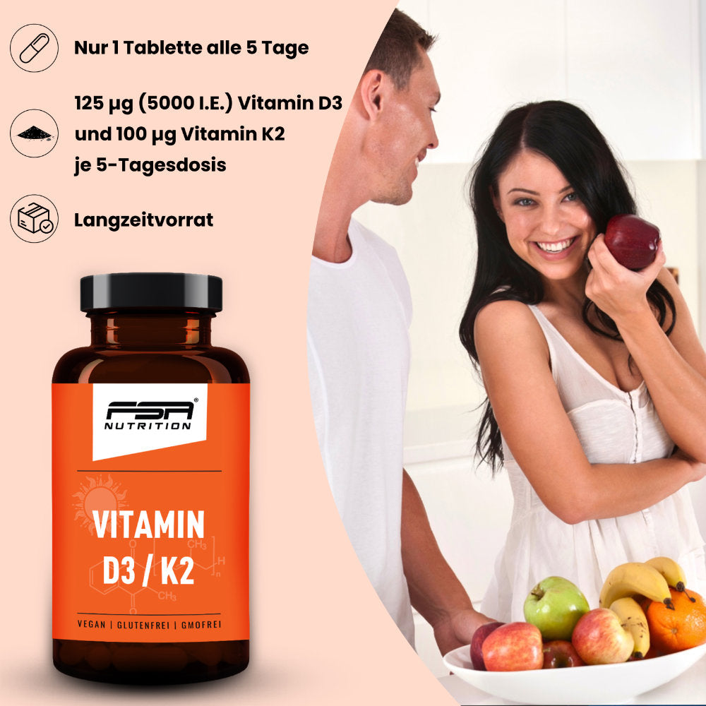 Vitamin D3 + K2
