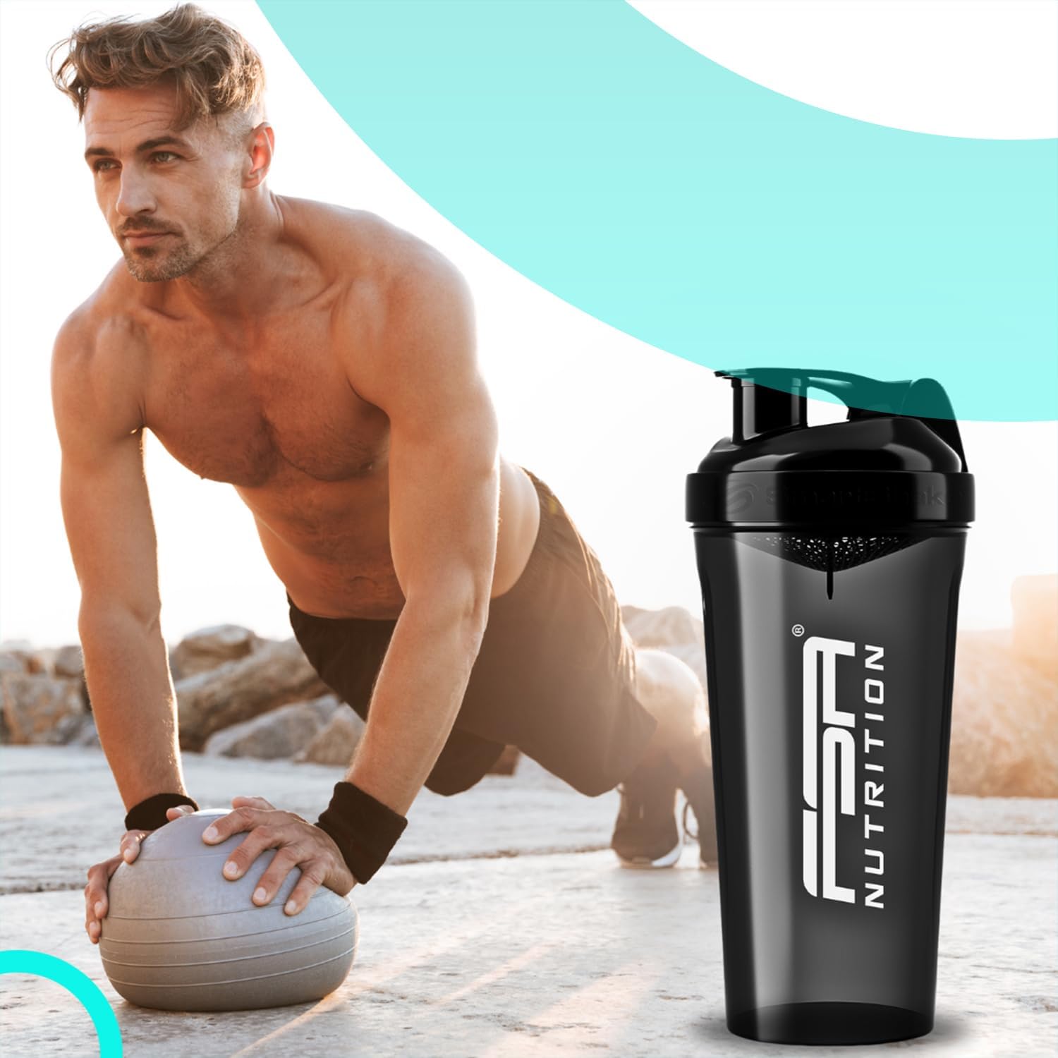 Protein Shaker Schwarz