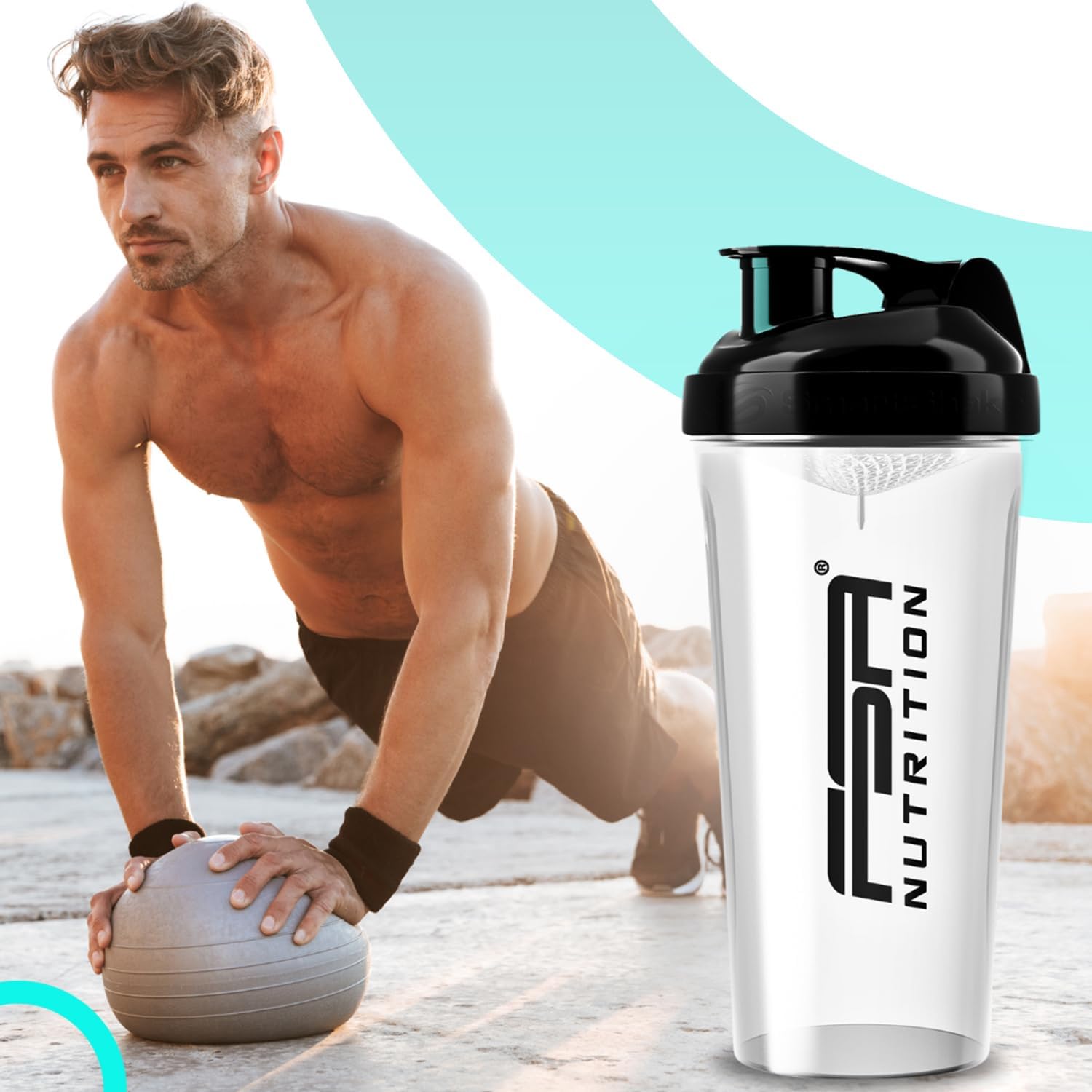 Protein Shaker Transparent