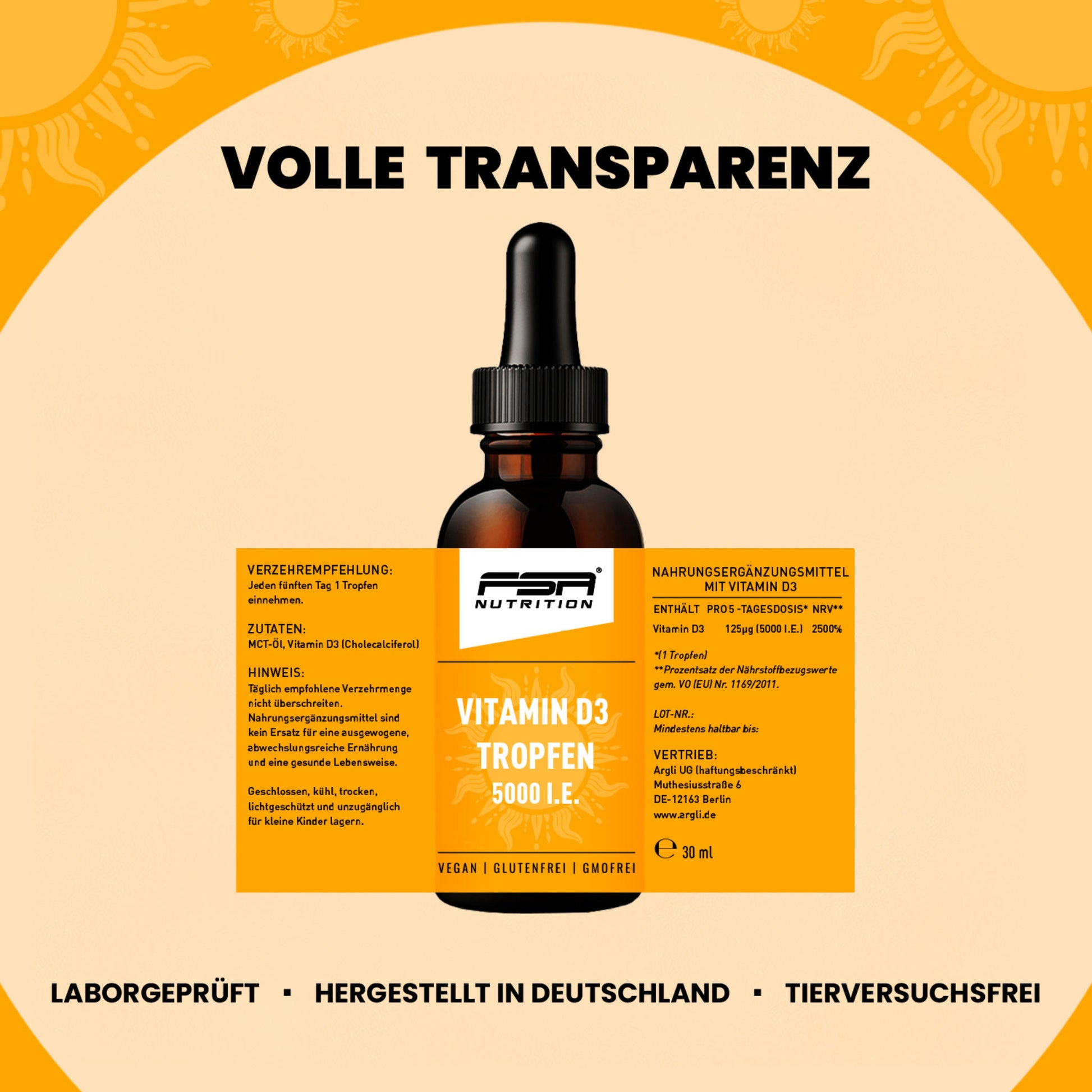 Vitamin D3 Tropfen - 30 ml