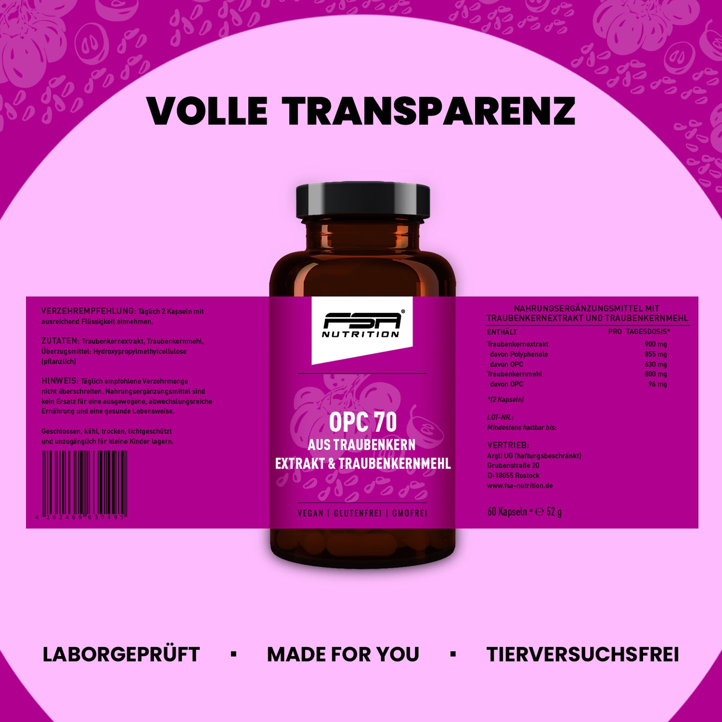 OPC70 Traubenkern Extrakt