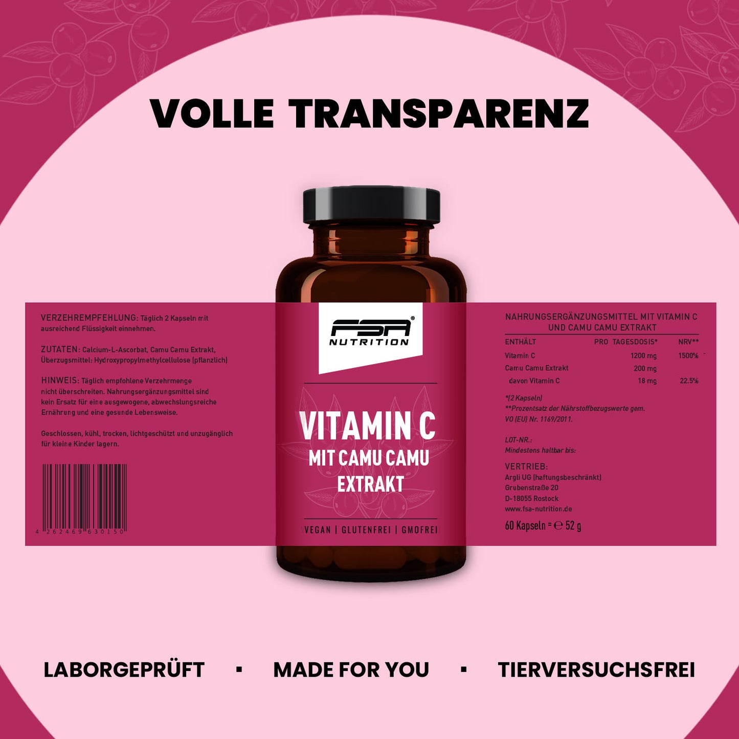 Vitamin C + CamuCamu Extrakt