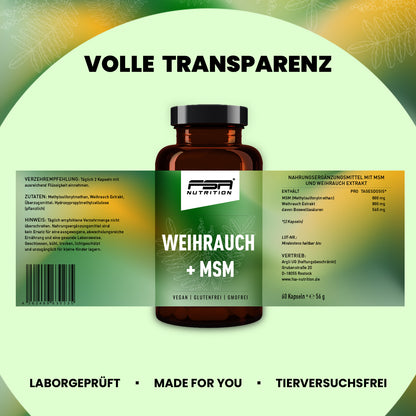 Weihrauch + MSM Kapseln