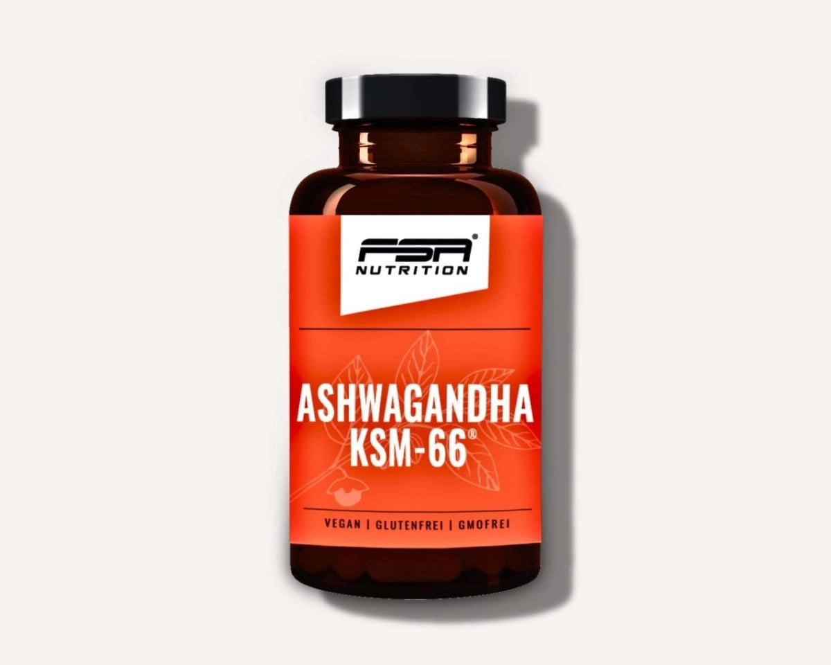 FSA NUTRITION - Ashwagandha KSM - 66 im Glas - 120 Kapseln