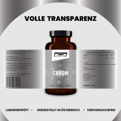 FSA NUTRITION - Chrom im Glas - 60 Kapseln