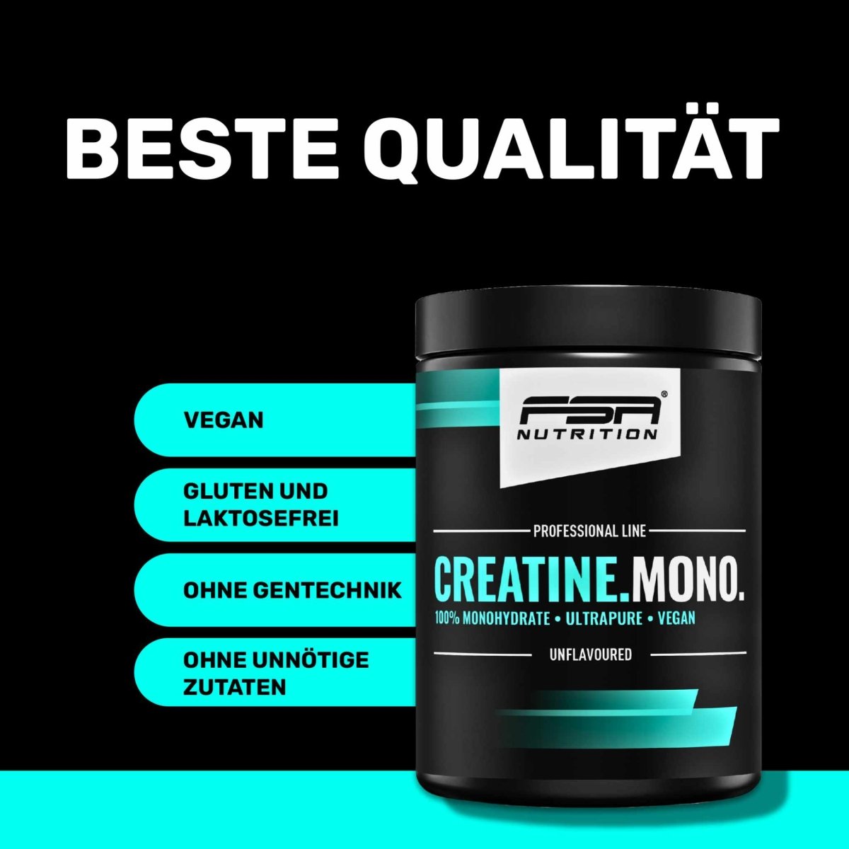 FSA NUTRITION - Creatine Monohydrate Pulver - 500g