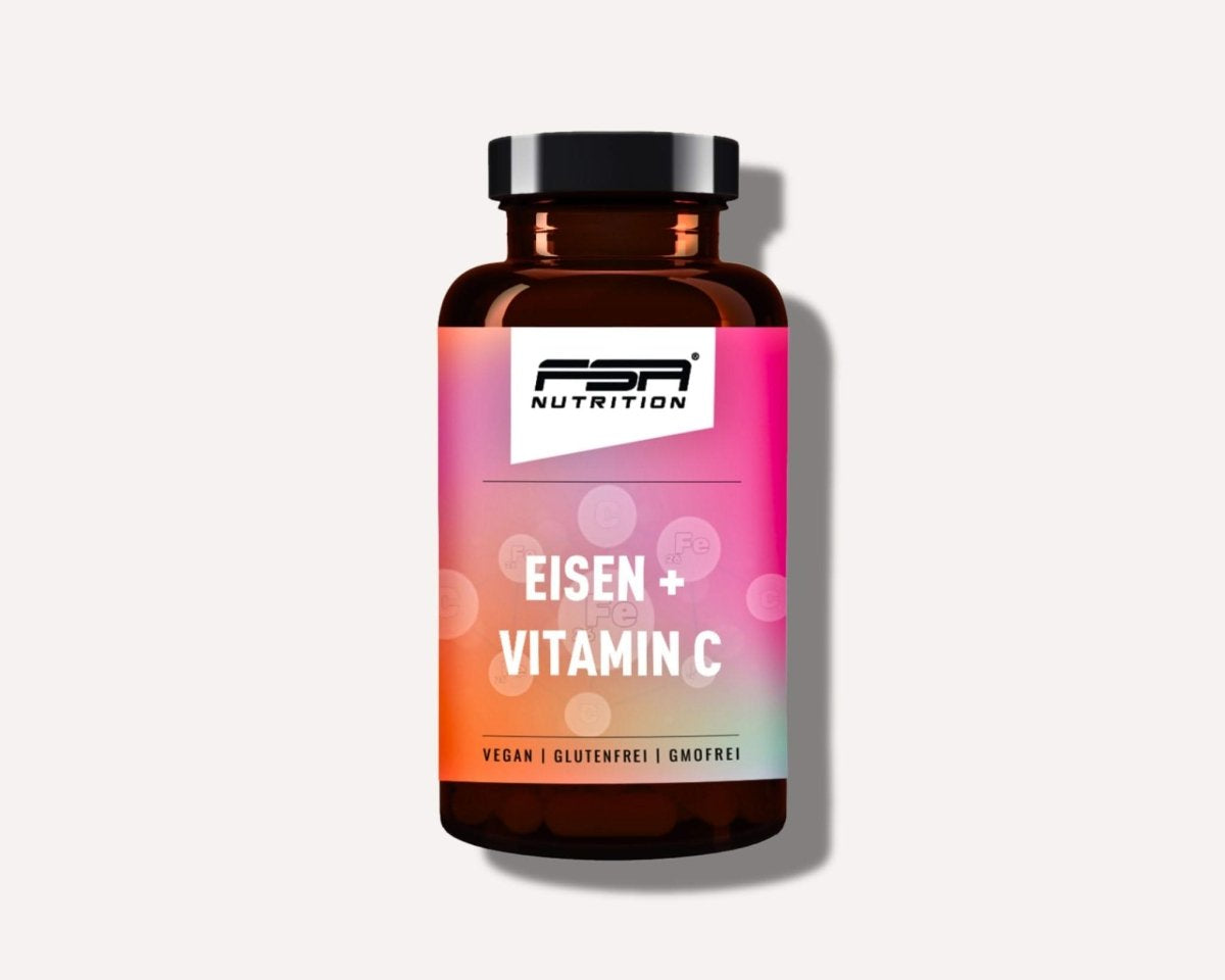 FSA NUTRITION - Eisen & Vitamin C im Glas - 60 Kapseln