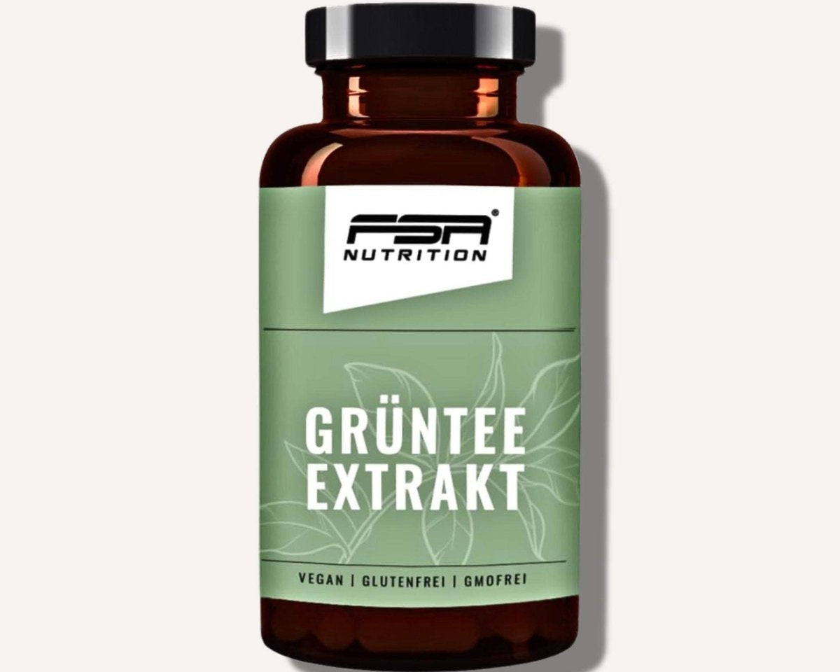 FSA NUTRITION - Grüntee Extrakt im Glas - 180 Kapseln