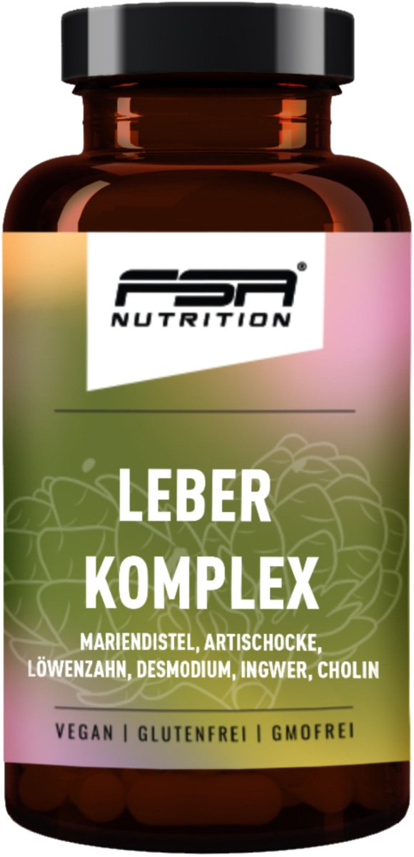 FSA NUTRITION - Leber Komplex im Glas - 120 Kapseln