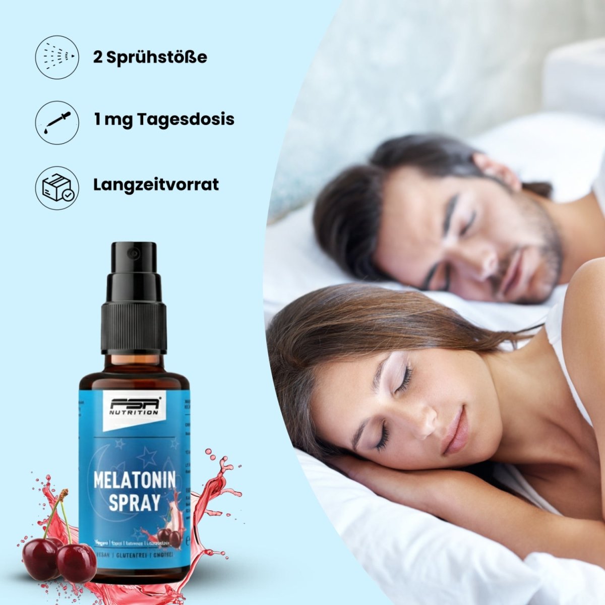 FSA NUTRITION - Melatonin Spray Kirsche - 30 ml
