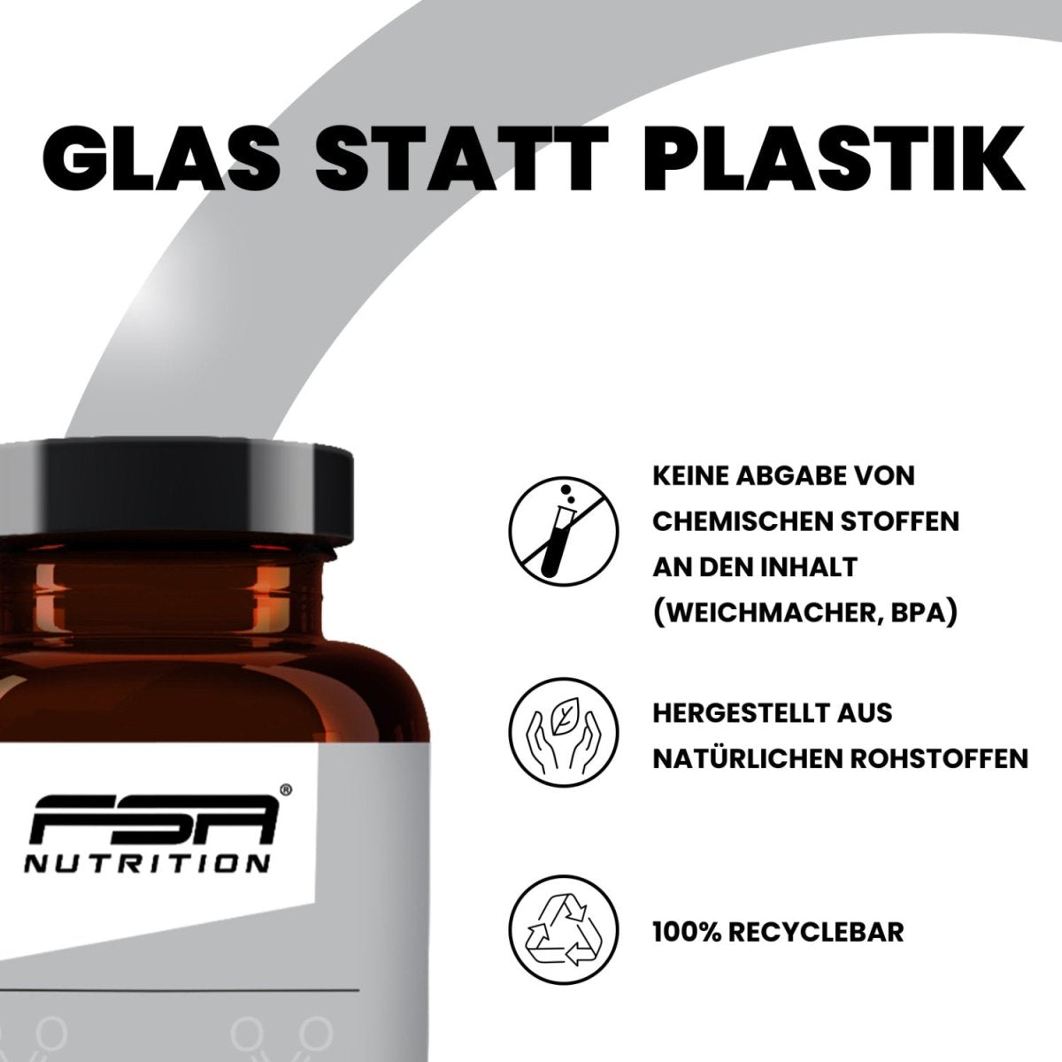 FSA NUTRITION - MSM im Glas - 120 Kapseln