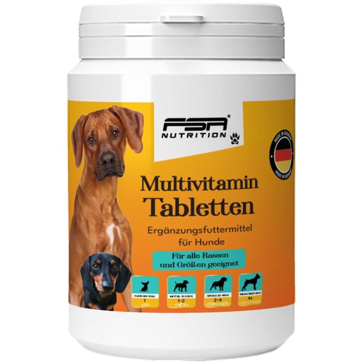 FSA NUTRITION - Multivitamin Tabletten für Hunde