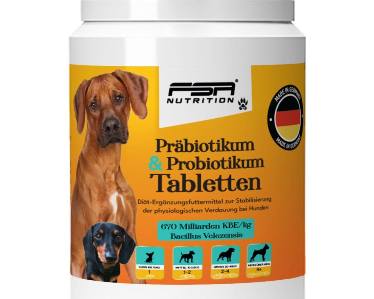 FSA NUTRITION - Präbiotikum & Probiotikum Tabletten für Hunde