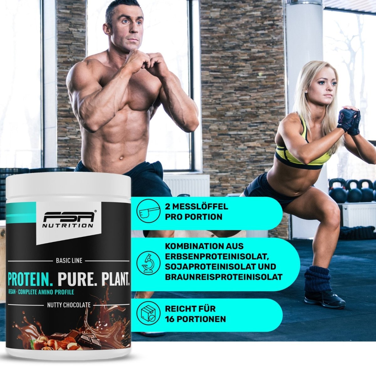 FSA NUTRITION - Protein Pure Plant - veganes Pulver Pulver