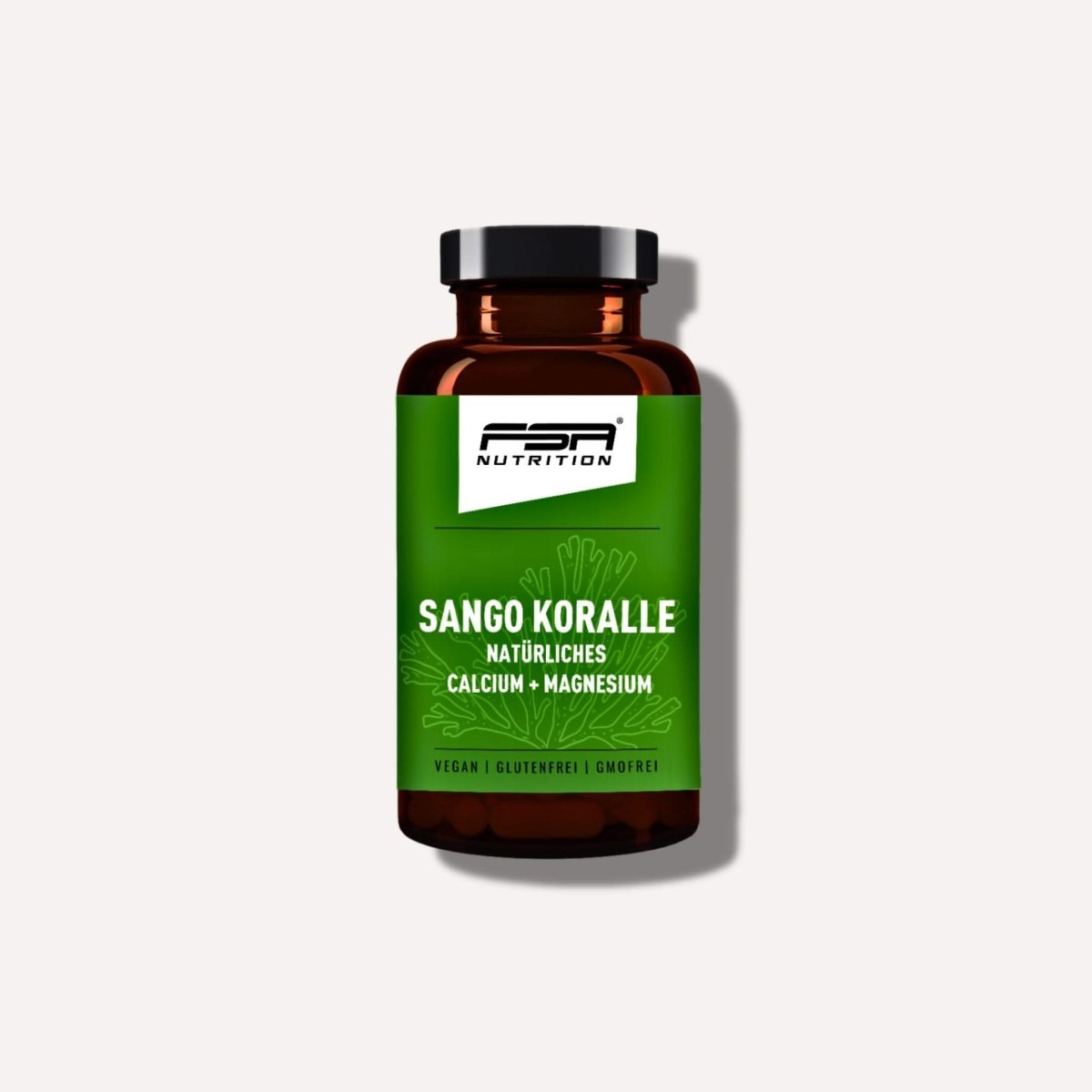 FSA NUTRITION - Sango Koralle - Calcium + Magnesium im Glas - 60 Kapseln