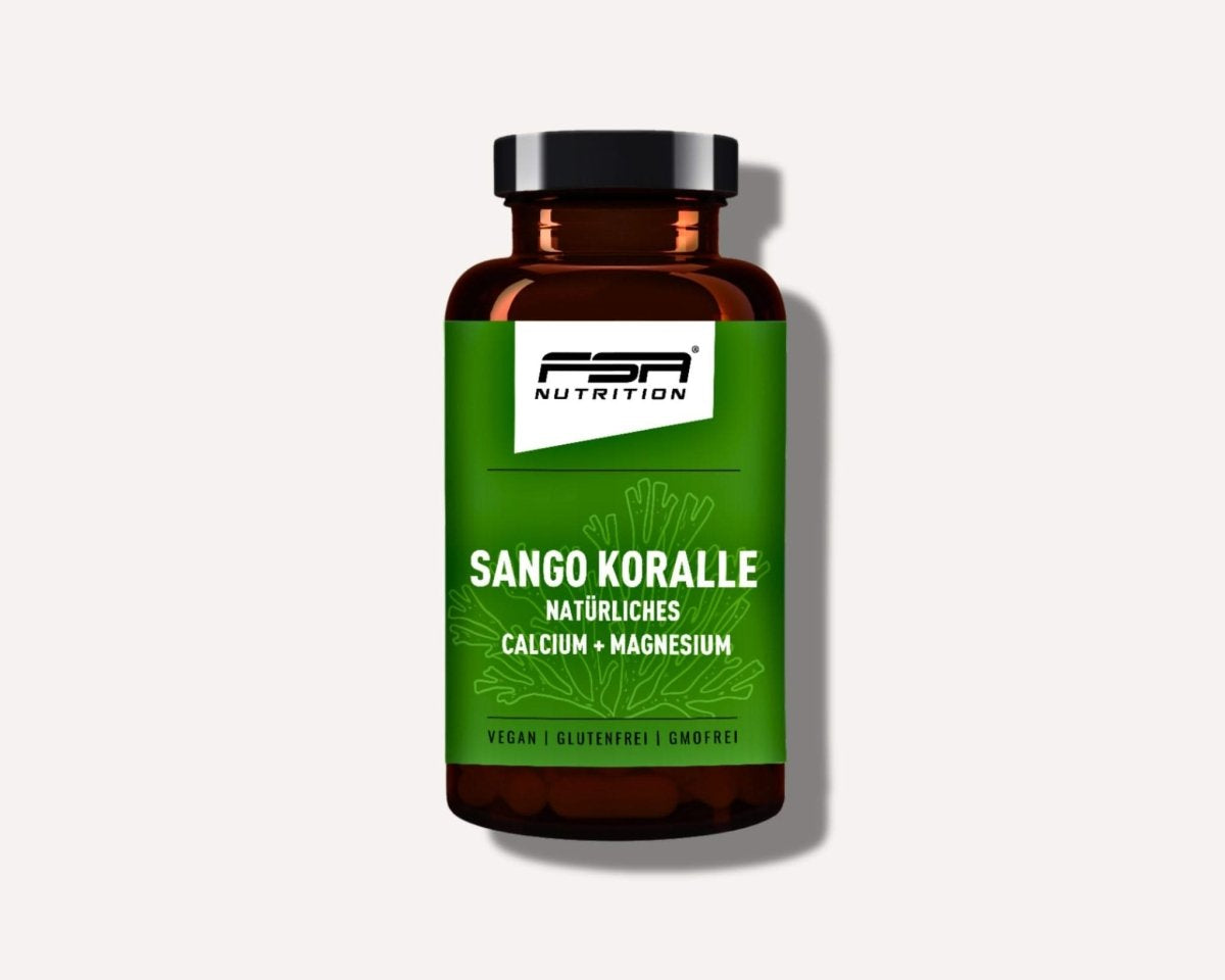 FSA NUTRITION - Sango Koralle - Calcium + Magnesium im Glas - 60 Kapseln