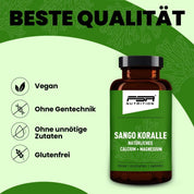 FSA NUTRITION - Sango Koralle - Calcium + Magnesium im Glas - 60 Kapseln