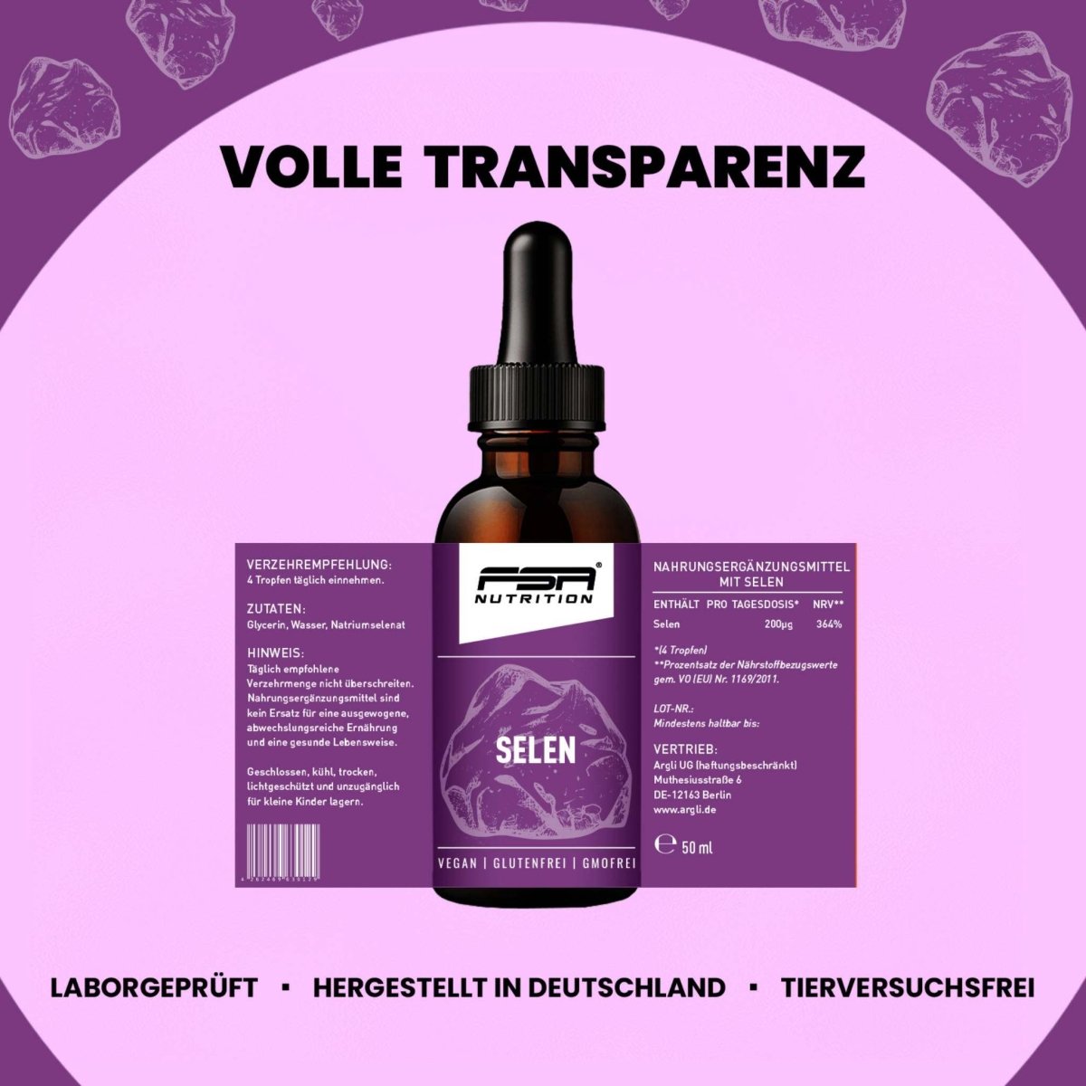 FSA NUTRITION - Selen Tropfen - 50ml