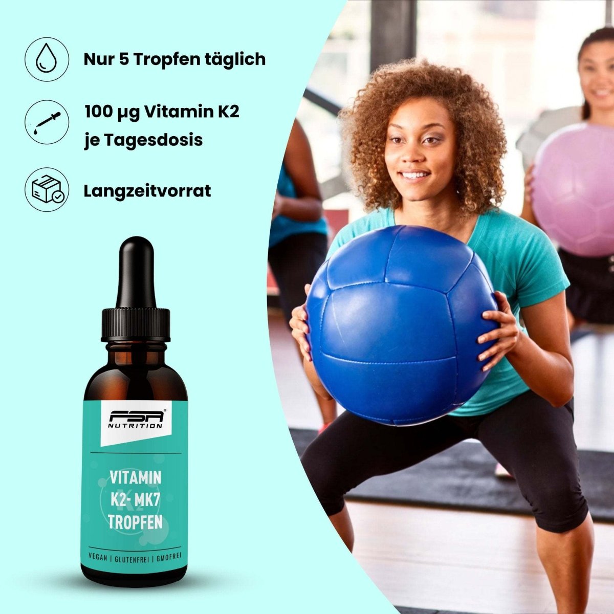 FSA NUTRITION - Set Magnesium + Vitamin D3 + Vitamin K2