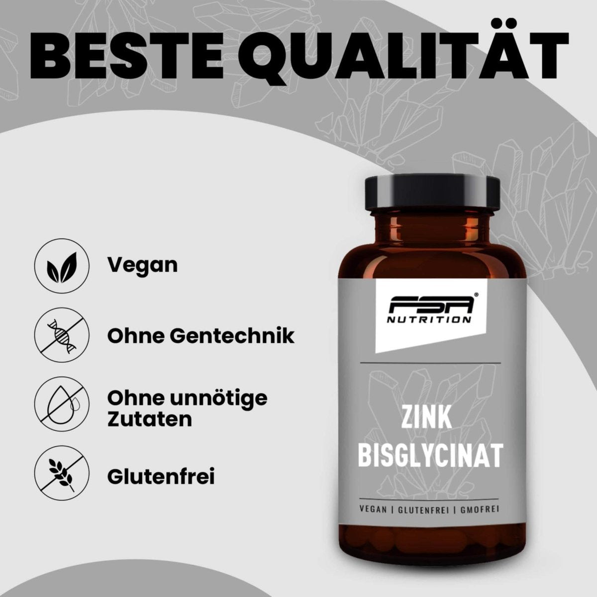 FSA NUTRITION - Set Magnesium + Zink + Vitamin C CamuCamu + Vitamin D3 + Vitamin K2 - MK7