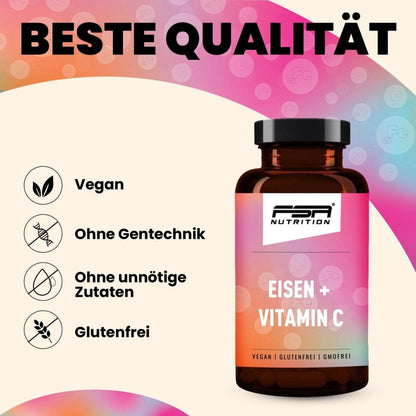 FSA NUTRITION - Set Yamswurzel Mexican Wild Yam + Eisen & Vitamin C