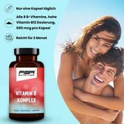 FSA NUTRITION - Vitamin B Komplex im Glas - 60 Kapseln