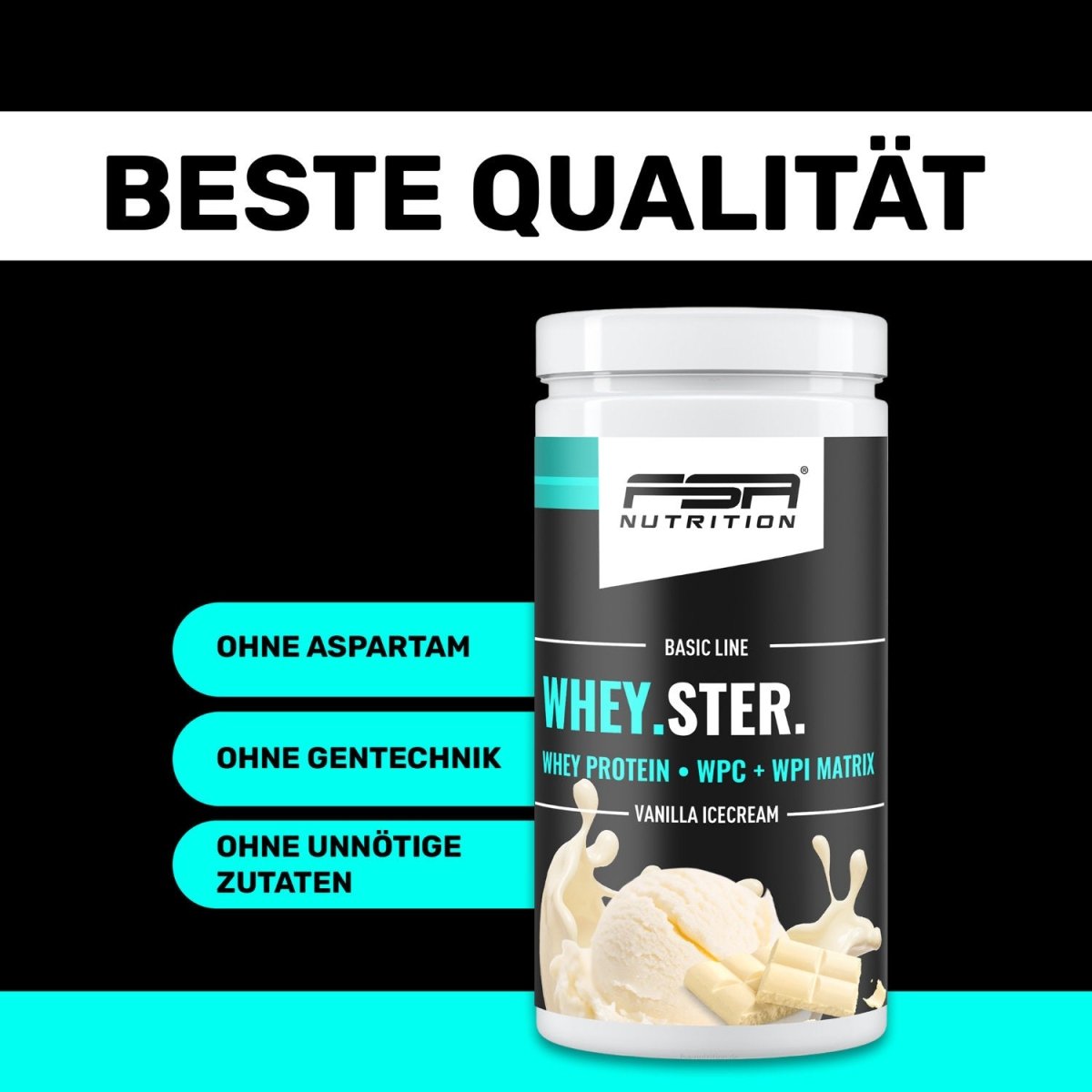 FSA NUTRITION - Whey Protein - Vanilla Icecream