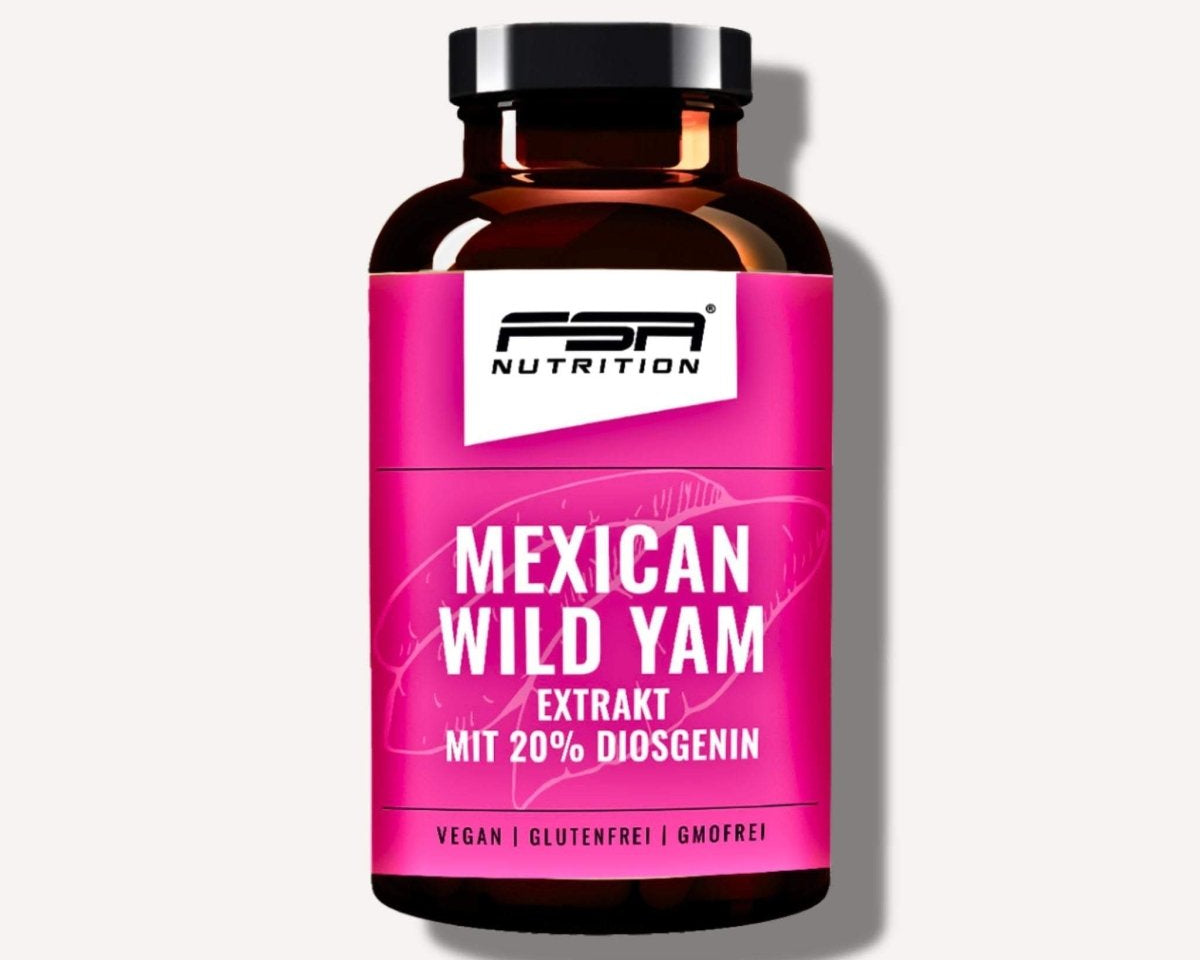 FSA NUTRITION - Yamswurzel Mexican Wild Yam im Glas - 180 Kapseln