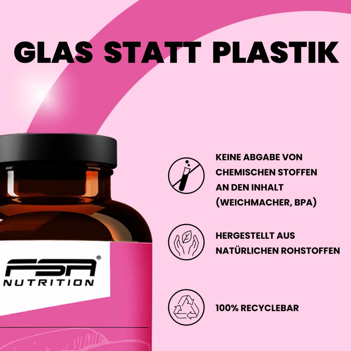 FSA NUTRITION - Yamswurzel Mexican Wild Yam im Glas - 180 Kapseln - 3er Spar - Set