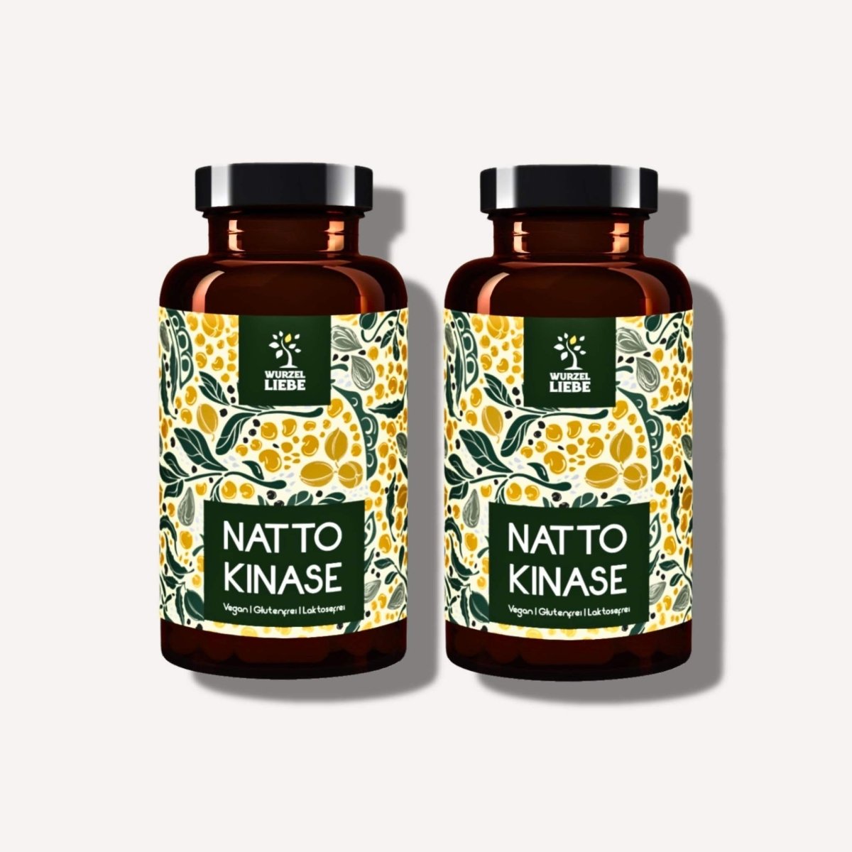 WURZELLIEBE - Nattokinase - 240 Kapseln - 2er Spar - Set