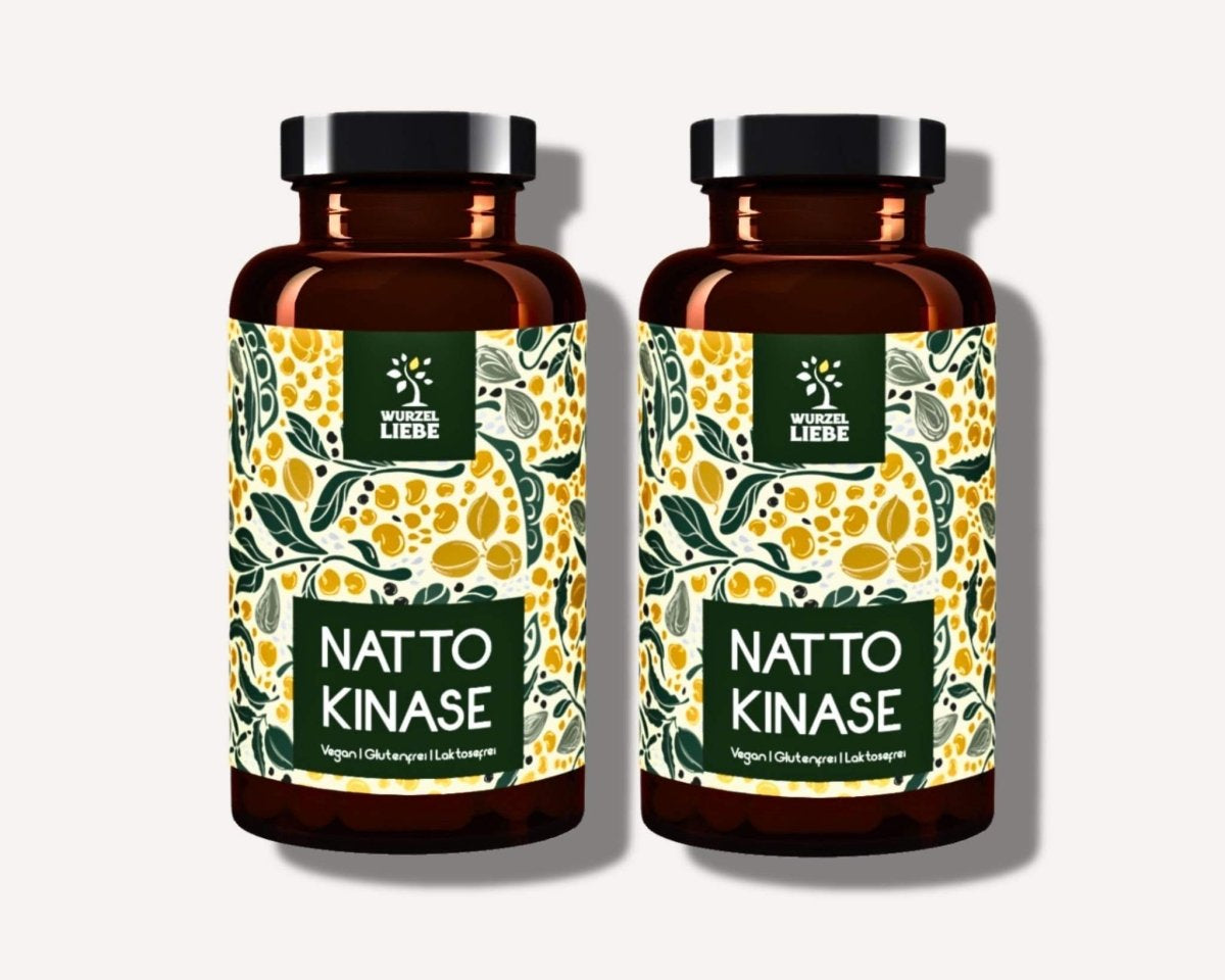 WURZELLIEBE - Nattokinase - 240 Kapseln - 2er Spar - Set