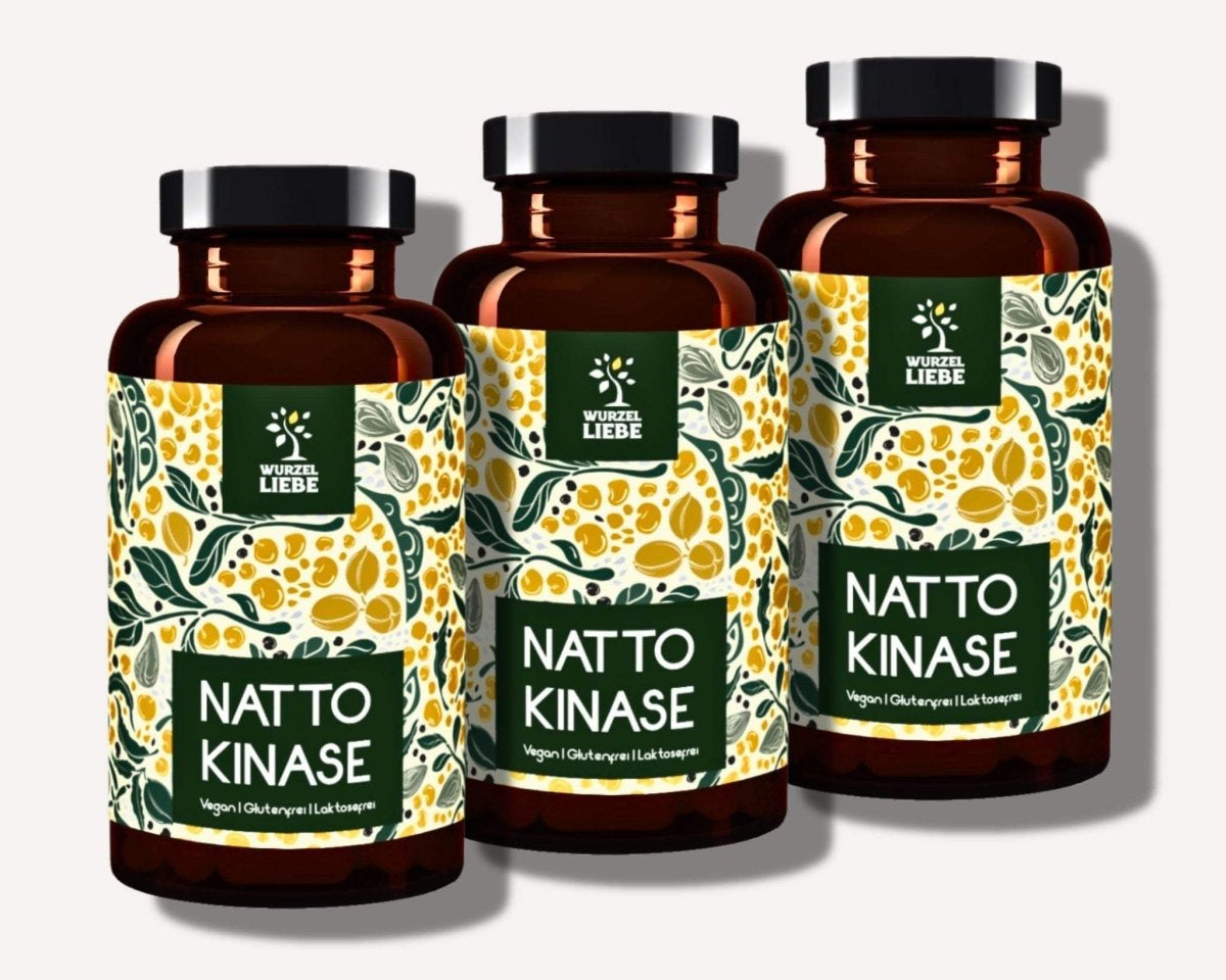 WURZELLIEBE - Nattokinase - 240 Kapseln - 3er Spar - Set