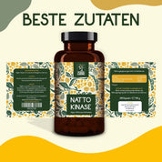 WURZELLIEBE - Nattokinase - 240 Kapseln - 3er Spar - Set